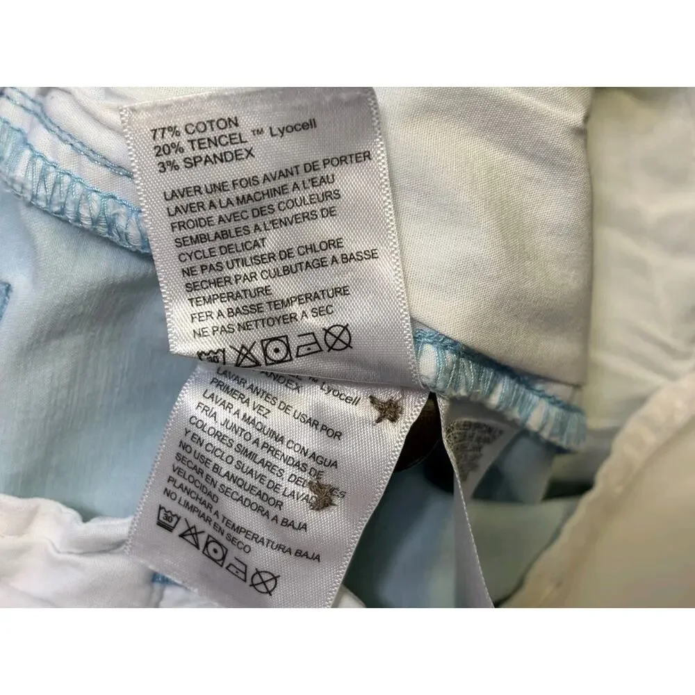 Tommy Bahama Casual Chino Shorts Mens Size 40 Light Blue Golf